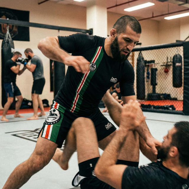 Rashguard Phantom Athletics Team Chechnya – Czarny/Zielony