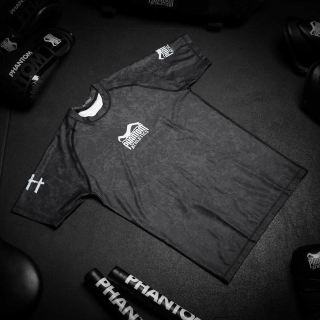 Rashguard Phantom Athletics EVO Serious – Czarny