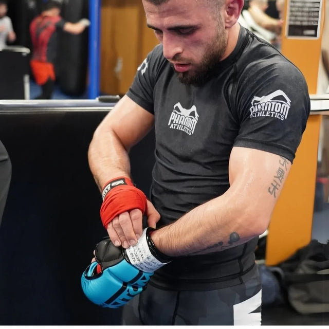 Luvas de MMA Phantom Athletics APEX – Azul Néon
