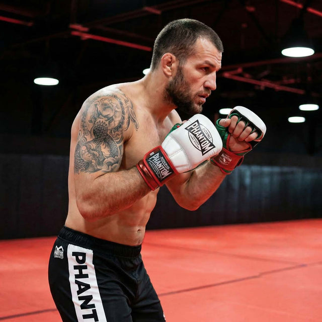 Phantom Athletics MMA Handschoenen Mexico - Wit/Groen/Rood