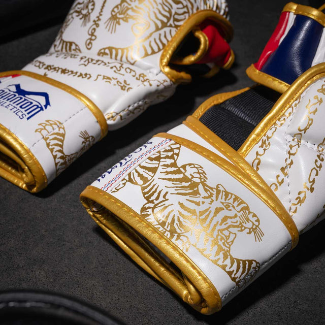 Phantom Athletics MMA Handschoenen Sparring Muay Thai - Wit/Goud