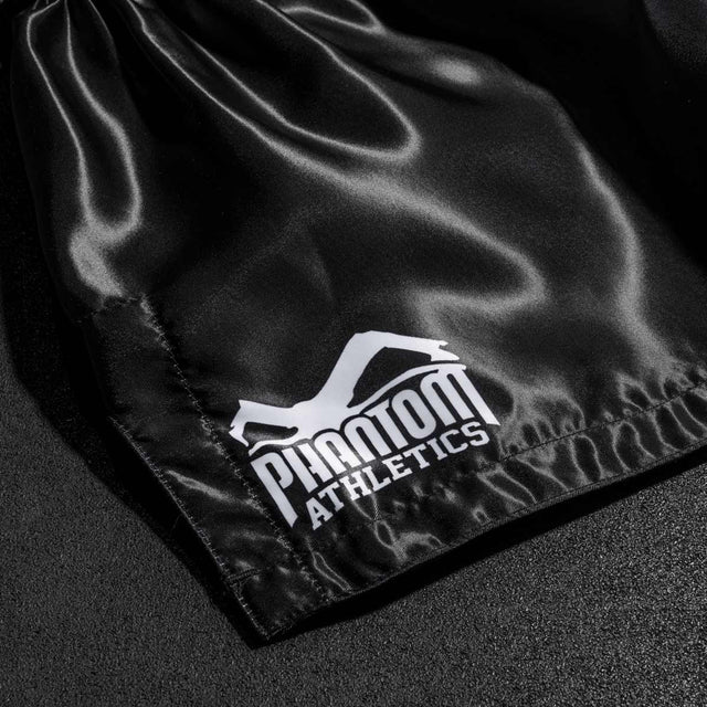 Spodenki Muay Thai Phantom Athletics Legend – Czarne/Białe