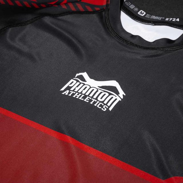 Phantom Athletics Rashguard EVO Apex Korte Mouwen - Rood