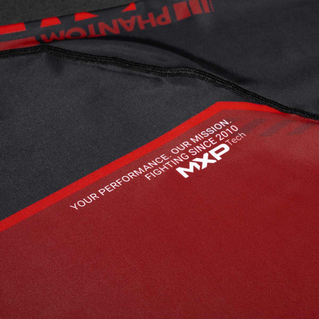 Phantom Athletics Rashguard EVO Apex Korte Mouwen - Rood