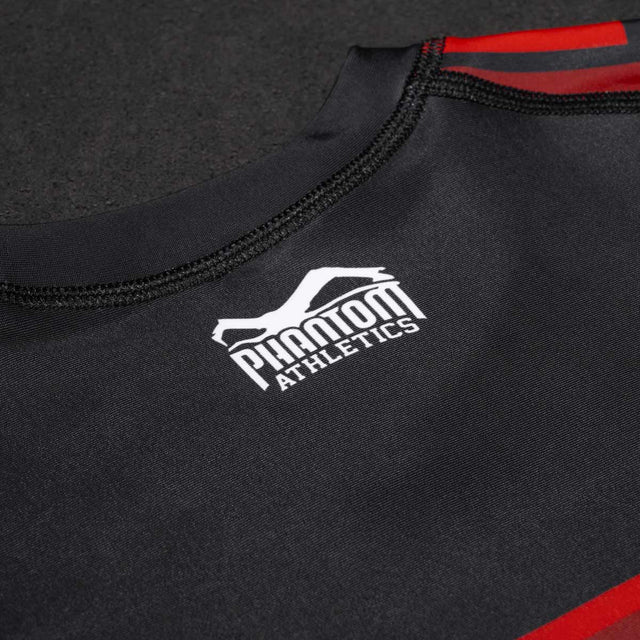 Phantom Athletics Rashguard EVO Apex Korte Mouwen - Rood