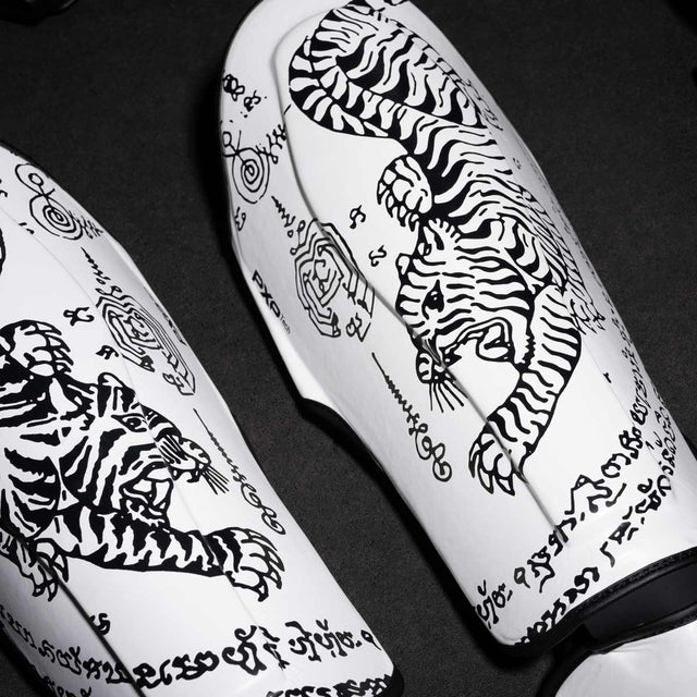 Phantom Athletics Scheenbeschermers Muay Thai - Wit