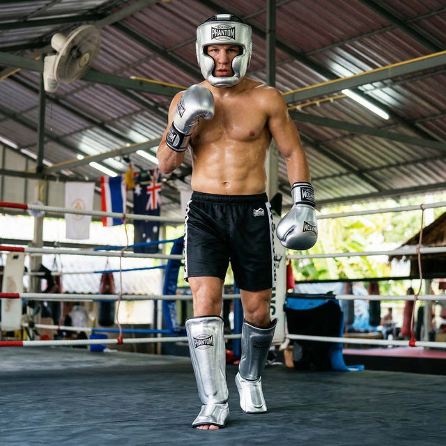 Ochraniacze na piszczele Phantom Athletics Mexico – Czerwone/Czarne