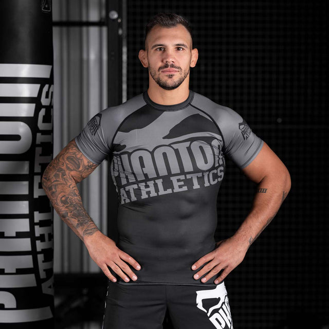 Rashguard Phantom Athletics Supporter – Czarny/Szary