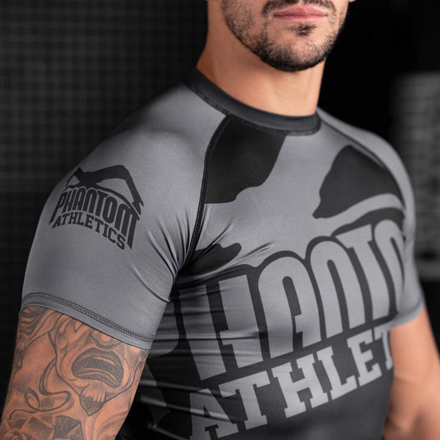 Rashguard Phantom Athletics Supporter – Czarny/Szary