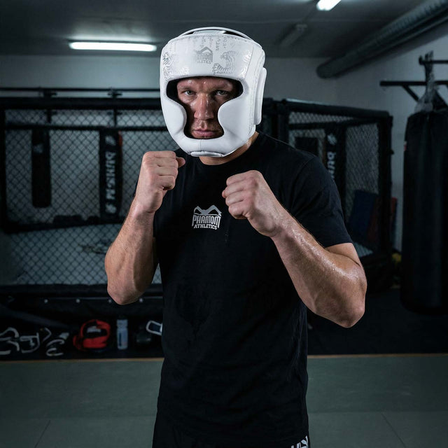 Capacete de boxe Phantom Athletics Muay Thai – Frost Wit