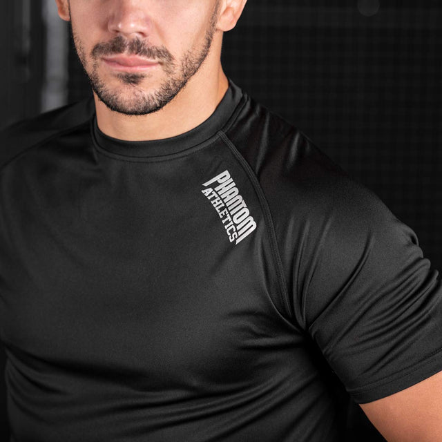 Phantom Athletics T-Shirt Tactic Short Sleeves – Black