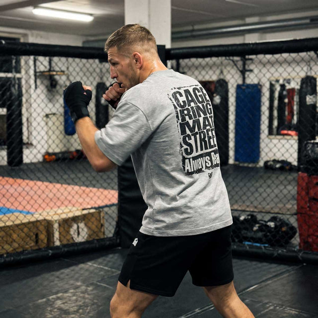 Koszulka Phantom Athletics Cage Ring Mat Street – Szara