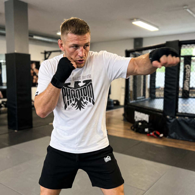 Koszulka Phantom Athletics Germany Never Back Down – Biała