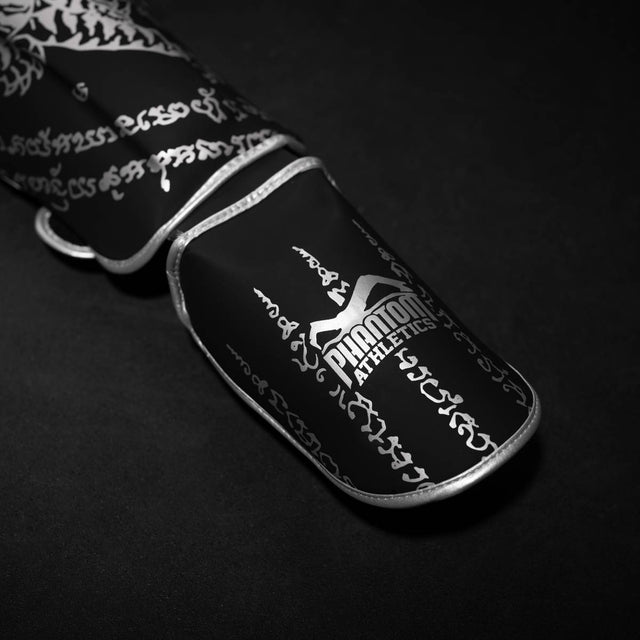 Phantom Athletics Scheenbeschermers Muay Thai - Zwart/Zilver