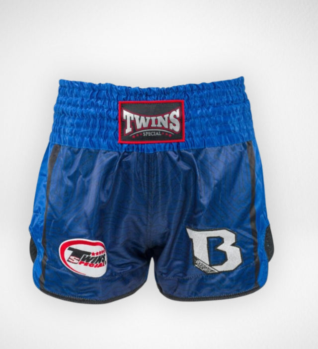 Spodenki Muay Thai Twins TBT4 – Niebieskie
