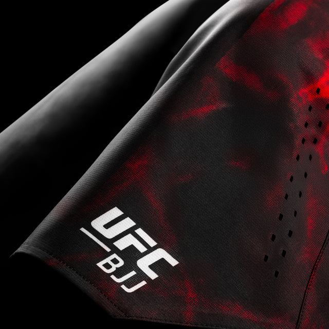 Hayabusa x UFC BJJ Grappling Shorts – Black/Red