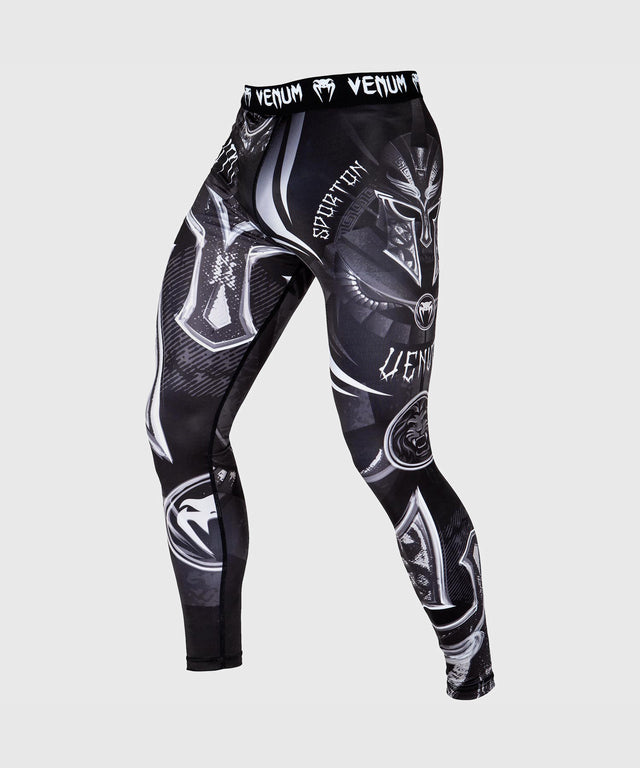 Pantaloni scurți de compresie Venum Gladiator 3.0 – Negru/Gri