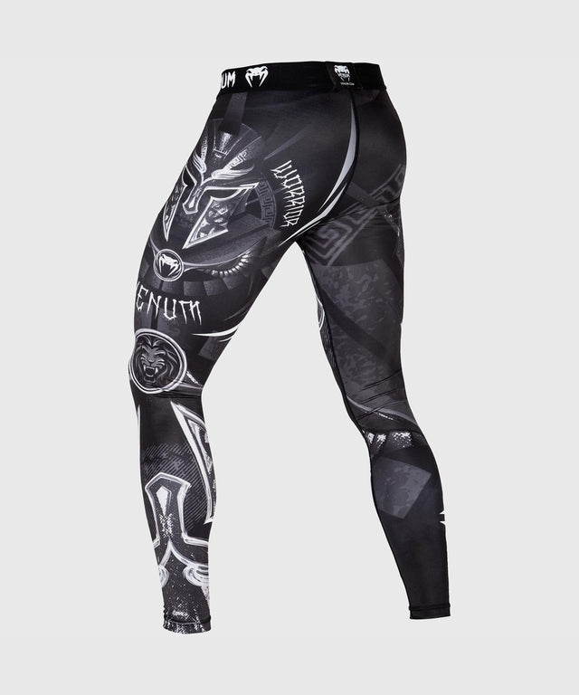 Pantaloni scurți de compresie Venum Gladiator 3.0 – Negru/Gri