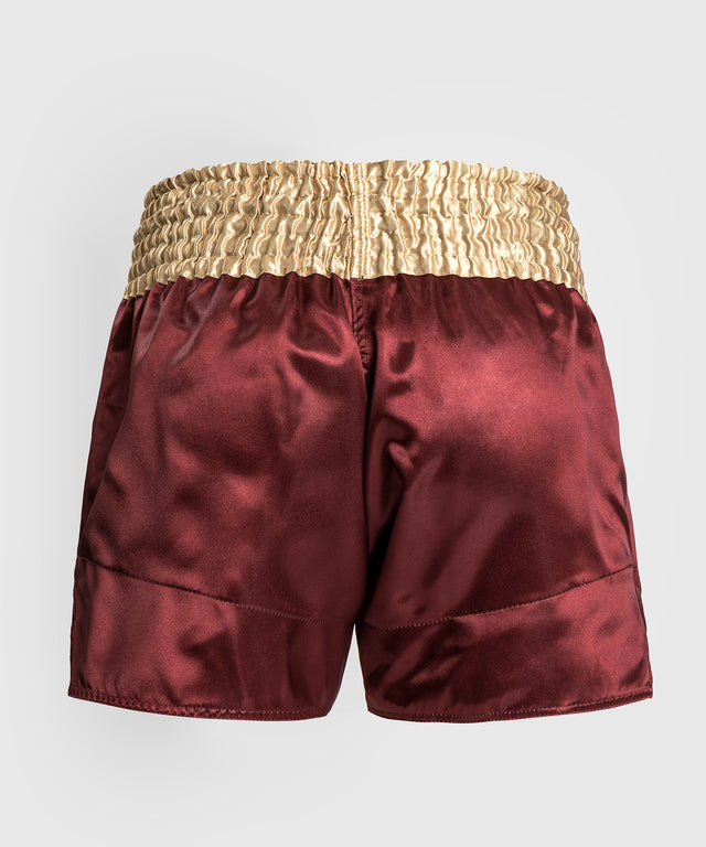 Venum Kickboks Broekje Classic 2.0 - Bordeaux Rood/Goud/Wit