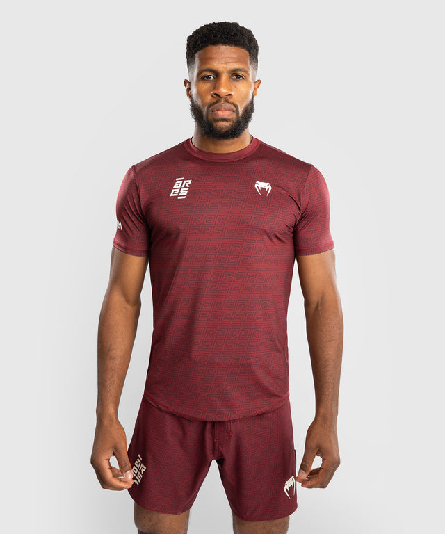 Venum x Ares Dry-Tech T-Shirt - Bordeaux Red