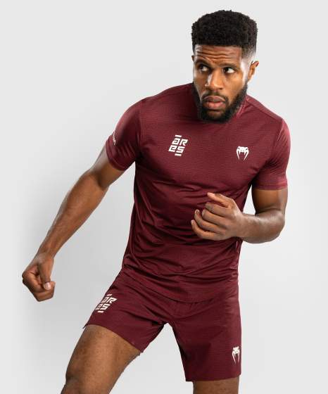 Venum x Ares Dry-Tech T-Shirt - Bordeaux Red