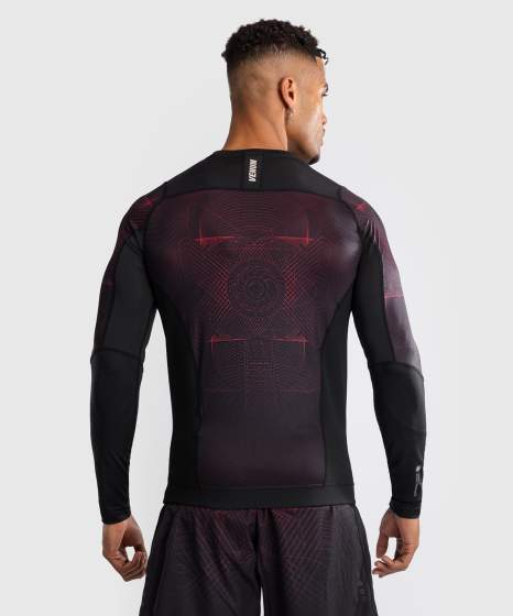 Venum Rashguard Long Sleeves G-Fit Air - Black/Red