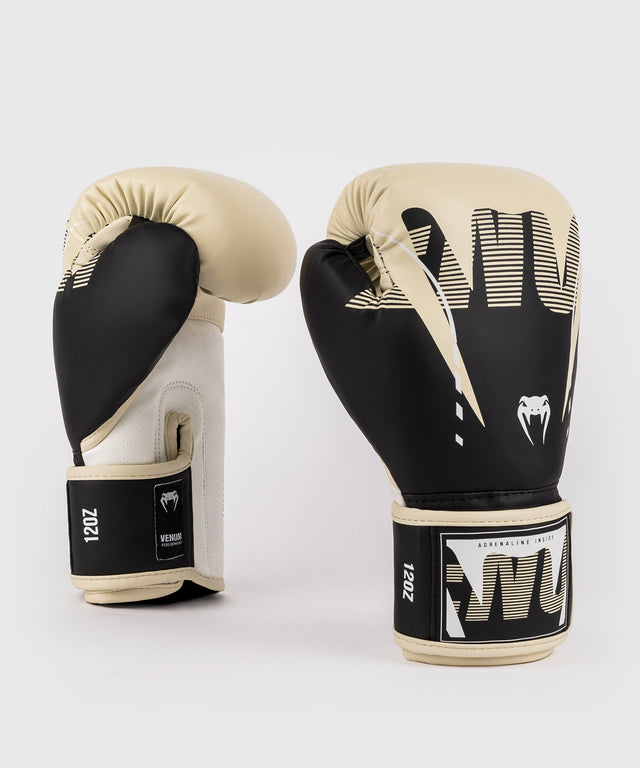 Venum Adrenaline Boxing Gloves - Black/Ivory