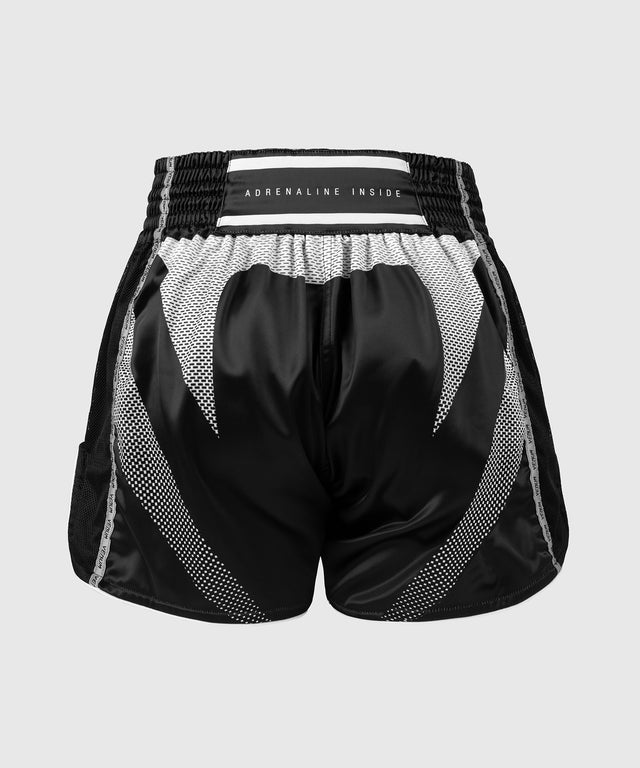Venum Muay Thai Shorts Adrenaline - Black/Silver Grey
