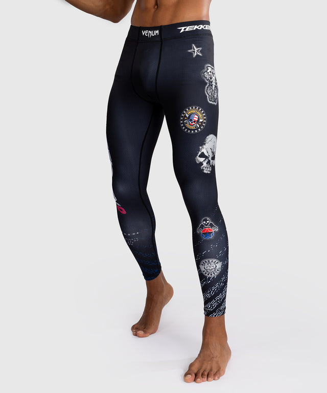 Venum x TEKKEN 8 Spats - Paul Phoenix - Sort/Blå
