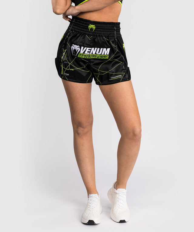 Venum Muay Thai Shorts Training Camp 4.0 - Black/Neon Green