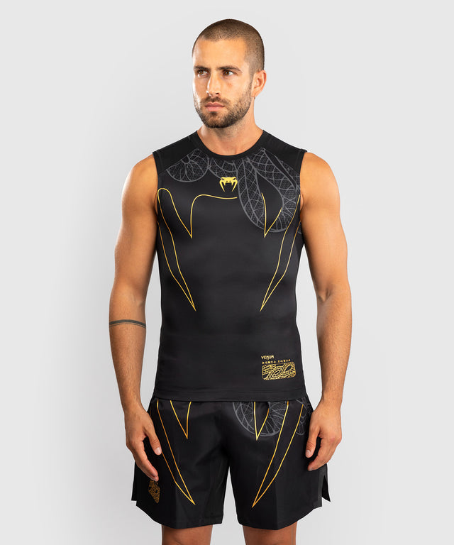 Rashguard bez rękawów Venum Serpenti – Czarny