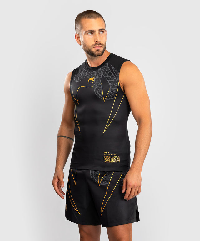 Rashguard bez rękawów Venum Serpenti – Czarny