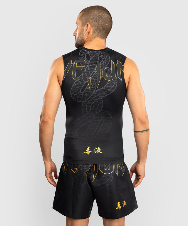 Rashguard bez rękawów Venum Serpenti – Czarny