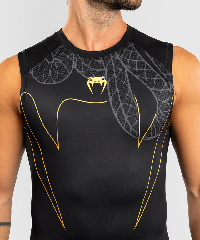 Rashguard bez rękawów Venum Serpenti – Czarny