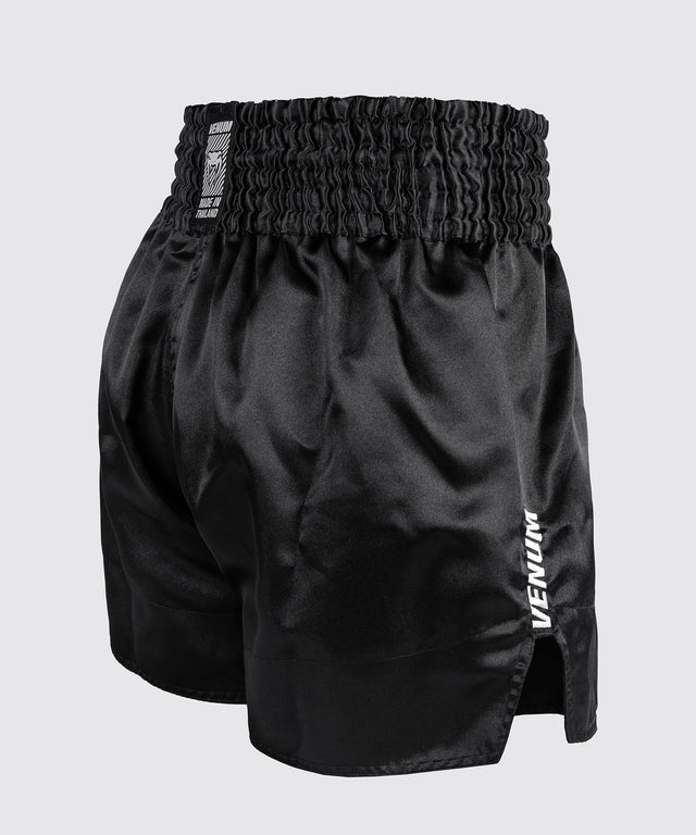 Spodenki Muay Thai Venum Classic Evo – Czarne/Białe