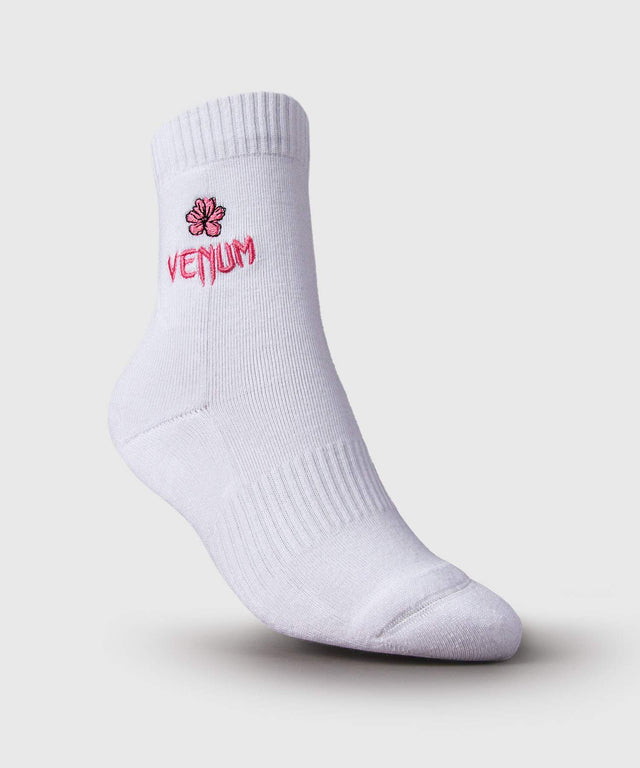 Venum Crew Sokken Vector Dames - Wit/Roze