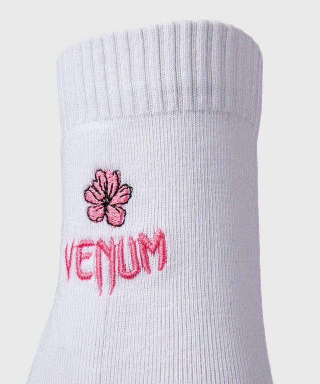 Venum Crew Sokken Vector Dames - Wit/Roze