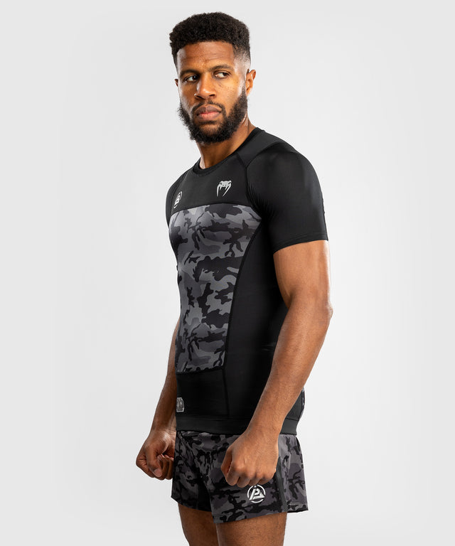 Venum x Polaris Rashguard - Short Sleeves - Black/Gray