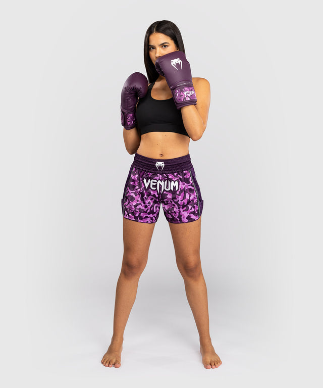 Venum Muay Thai Shorts Iris - Purple/Camo Pink