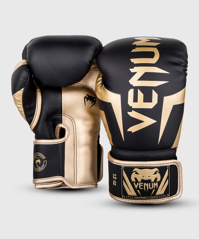 Venum Bokshandschoenen Elite - Zwart/Goud