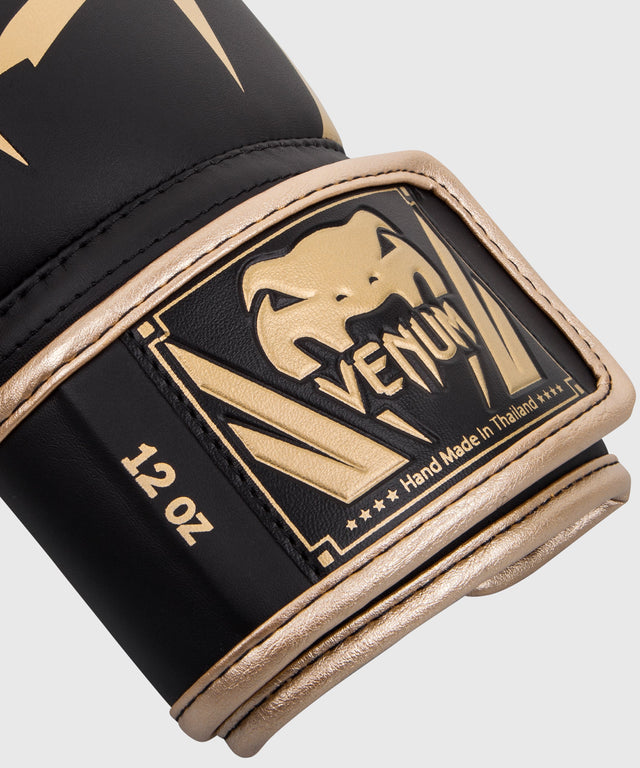 Venum Bokshandschoenen Elite - Zwart/Goud