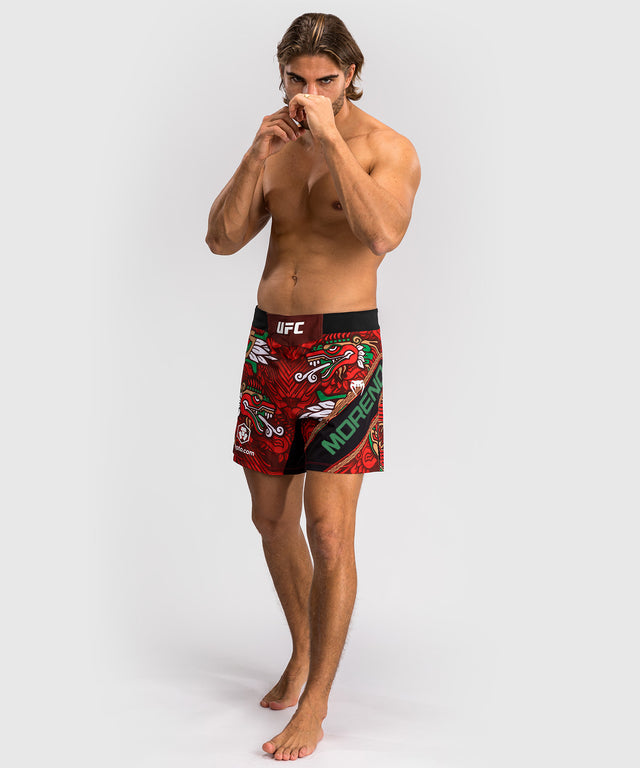 Calções de MMA Venum UFC Unrivaled Brandon Moreno – Vermelho