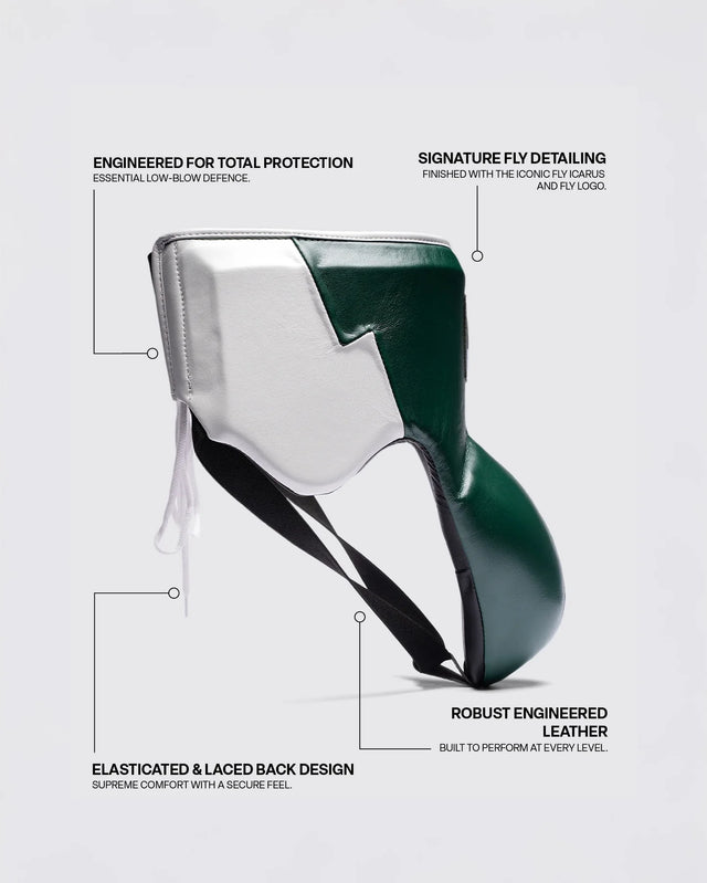 Fly Groin Protector Boxing Wraith X - Dark Green/White
