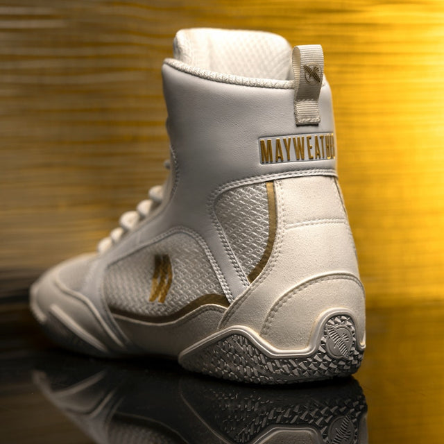 Hayabusa x Mayweather Boksschoenen Champ - Wit/Goud
