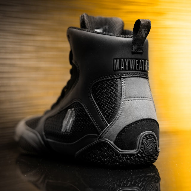 Hayabusa x Mayweather Champ Boxing Shoes - Black/Gray
