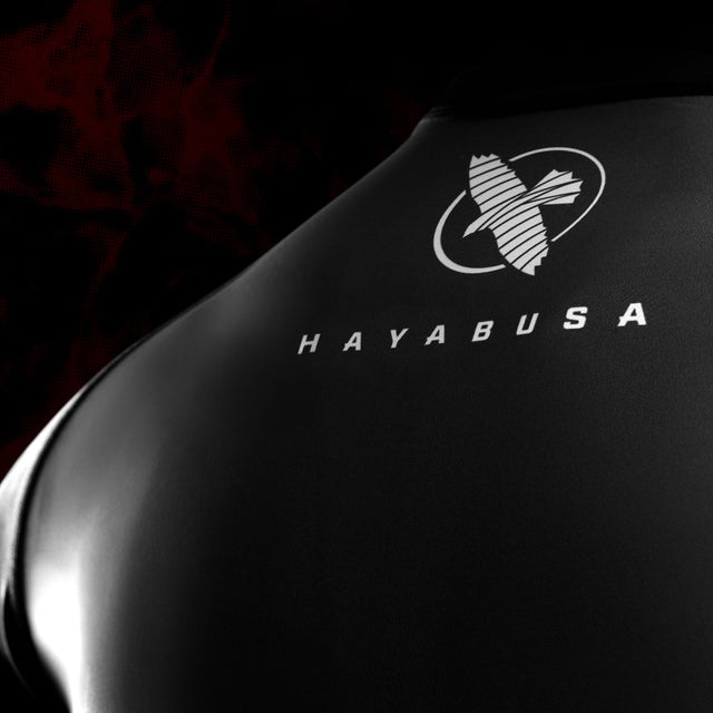 Rashguard Hayabusa x UFC BJJ Krótki Rękaw – Czarny/Czerwony
