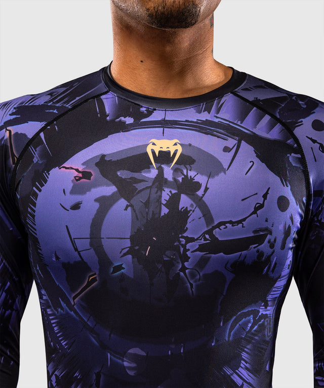 Venum Rashguard Lange Mouwen Gojo Jujutsu Kaisen - Paars