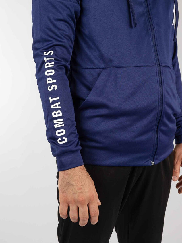 Adidas Träningsjacka Community Sports - Mörkblå/Vit