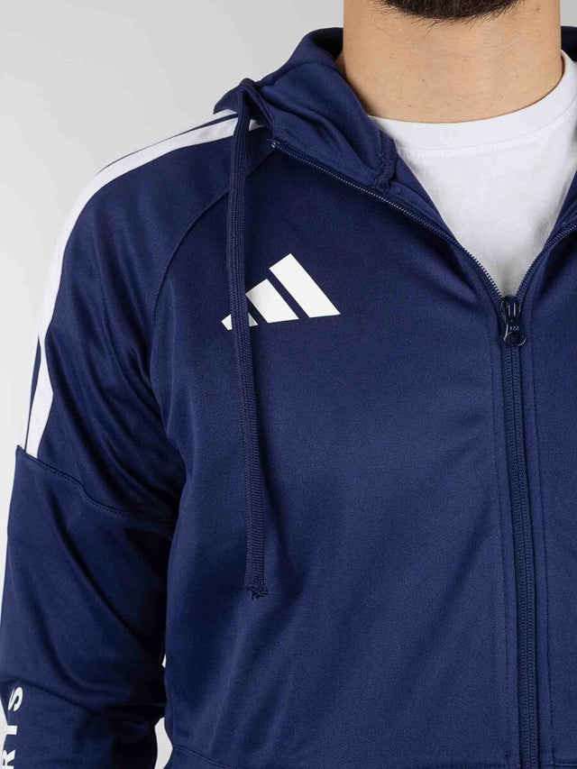 Adidas Träningsjacka Community Sports - Mörkblå/Vit