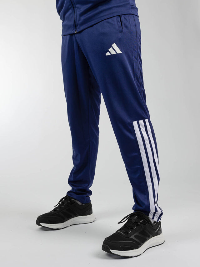 Pantalones de entrenamiento Adidas Community Sports – Azul oscuro/Blanco